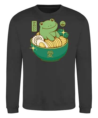 Ramen Frog - ramen, frosch, frog - Sweatshirt