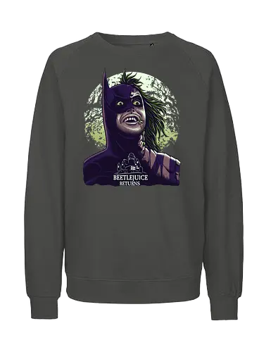 Beetle returns - juice, bat, fledermaus, mashup, bug - Fairtrade Sweatshirt