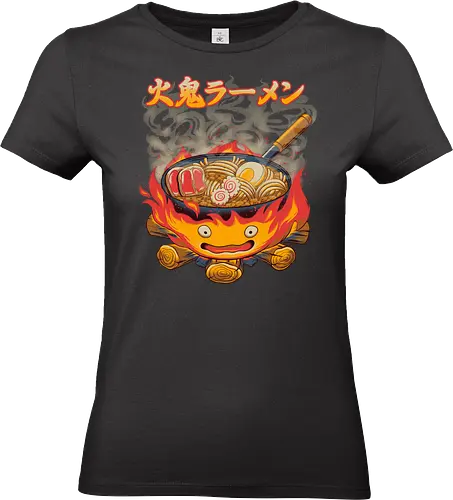 Fire Demon Ramen - fire, ramen, anime - Standard T-Shirt (Women)
