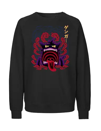 Giant Poison Ghost - monster, pocket, ghost - Fairtrade Sweatshirt