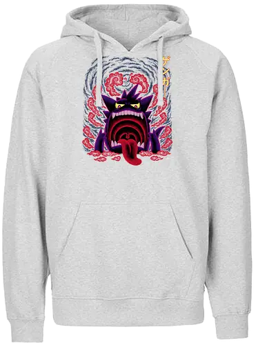 Giant Poison Ghost - monster, pocket, ghost - Fairtrade Hoodie