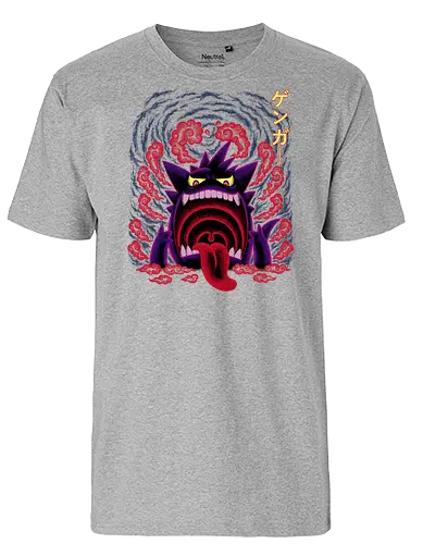 Giant Poison Ghost - monster, pocket, ghost - Fairtrade T-Shirt