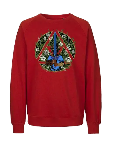 Warrior in the Forest - Breath, hero of time, wild, kingdom, gaming - Fairtrade Sweatshirt