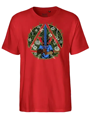 Warrior in the Forest - Breath, hero of time, wild, kingdom, gaming - Fairtrade T-Shirt