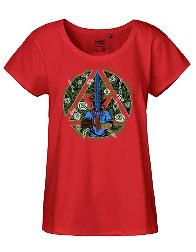 Warrior in the Forest - Breath, hero of time, wild, kingdom, gaming - Fairtrade Girl Shirt