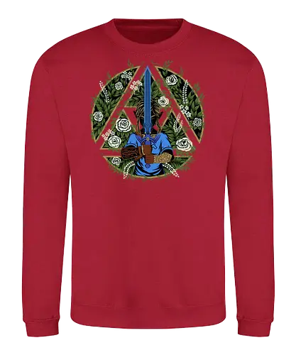 Warrior in the Forest - Breath, hero of time, wild, kingdom, gaming - Sweatshirt