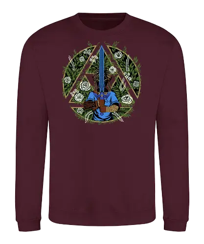 Warrior in the Forest - Breath, hero of time, wild, kingdom, gaming - Sweatshirt
