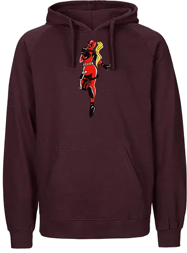 Antilady - Antihero, super hero, comics, woman, humor, funny, geek, nerd, lady - Fairtrade Hoodie