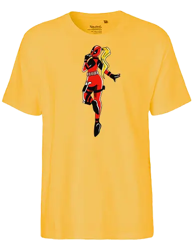 Antilady - Antihero, super hero, comics, woman, humor, funny, geek, nerd, lady - Fairtrade T-Shirt