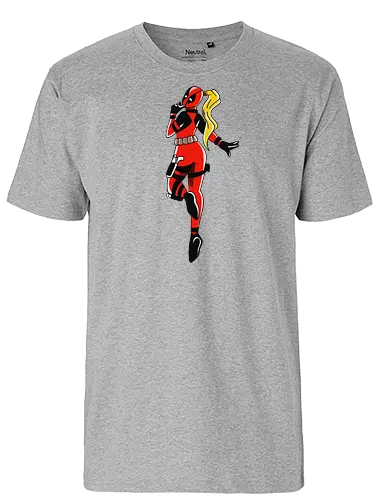 Antilady - Antihero, super hero, comics, woman, humor, funny, geek, nerd, lady - Fairtrade T-Shirt