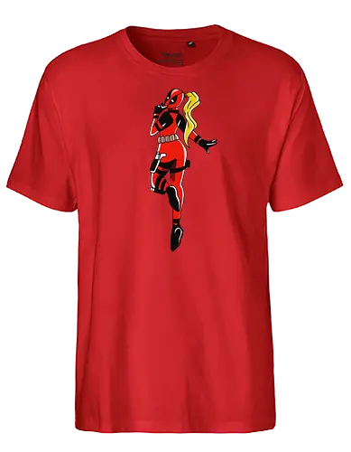 Antilady - Antihero, super hero, comics, woman, humor, funny, geek, nerd, lady - Fairtrade T-Shirt