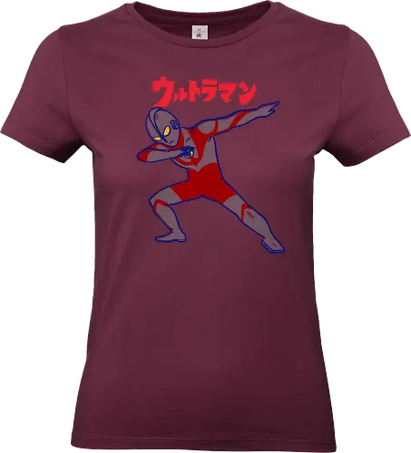Ultraman Dab - Japanese, Ultraman Dab, super hero, dance, comics, funny, humor - Standard T-Shirt (Women)
