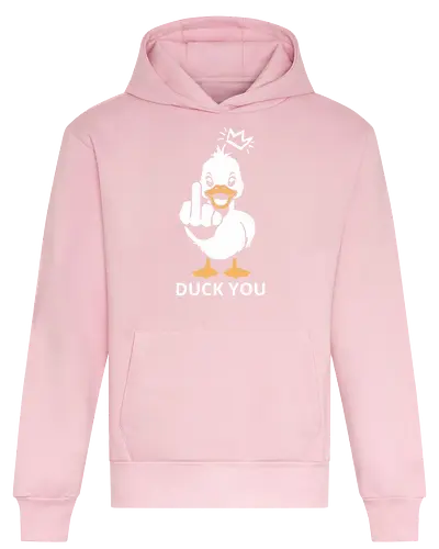 Duck you - Duck you, puns, fun, humor, duck - Heavyweight Hoodie