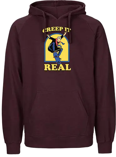 Creep it real - halloween, costumes, pumpkin, party, priest, humor, trick or treat - Fairtrade Hoodie