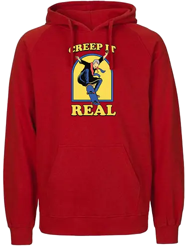 Creep it real - halloween, costumes, pumpkin, party, priest, humor, trick or treat - Fairtrade Hoodie