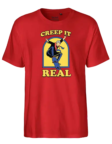 Creep it real - halloween, costumes, pumpkin, party, priest, humor, trick or treat - Fairtrade T-Shirt