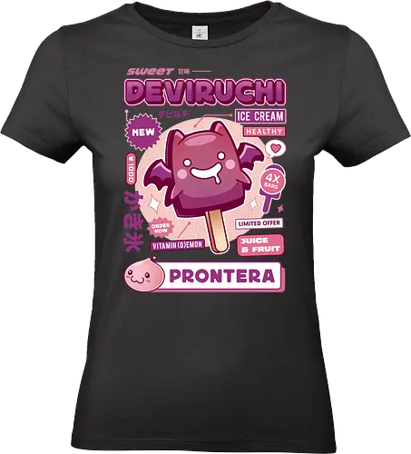 Deviruchi Ice Cream - ragnarok online, slime, mmorpg, jrpg, poring, angeling, deviling, deviruchi, ragnarok mobile, geffen dungeon, gaming, video game, gamer, ragnarok eternal love, ragnarok origin - Standard T-Shirt (Women)