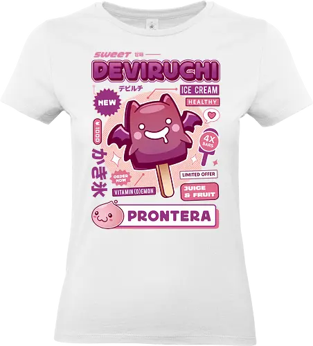Deviruchi Ice Cream - ragnarok online, slime, mmorpg, jrpg, poring, angeling, deviling, deviruchi, ragnarok mobile, geffen dungeon, gaming, video game, gamer, ragnarok eternal love, ragnarok origin - Standard T-Shirt (Women)