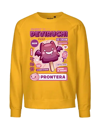 Deviruchi Ice Cream - ragnarok online, slime, mmorpg, jrpg, poring, angeling, deviling, deviruchi, ragnarok mobile, geffen dungeon, gaming, video game, gamer, ragnarok eternal love, ragnarok origin - Fairtrade Sweatshirt