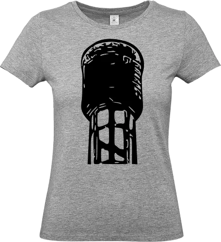 MDB Waassertuerm Logo Front - #minettsdappbrauerei, #midabrau, #lokalebéier, #craftbeerlover - Standard T-Shirt (Women)