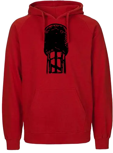 MDB Waassertuerm Logo Front - #minettsdappbrauerei, #midabrau, #lokalebéier, #craftbeerlover - Fairtrade Hoodie