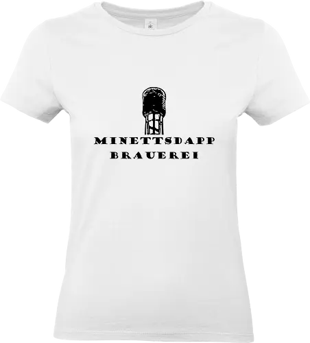MDB Logo Quadratesch Front  - #minettsdappbrauerei, #midabrau, #lokalebéier, #craftbeerlover - Standard T-Shirt (Women)