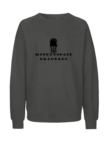 MDB Logo Quadratesch Front  - #minettsdappbrauerei, #midabrau, #lokalebéier, #craftbeerlover - Fairtrade Sweatshirt