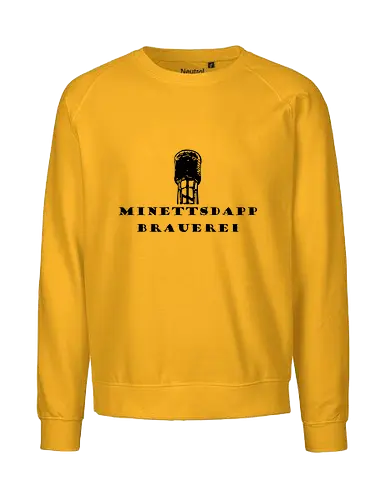 MDB Logo Quadratesch Front  - #minettsdappbrauerei, #midabrau, #lokalebéier, #craftbeerlover - Fairtrade Sweatshirt