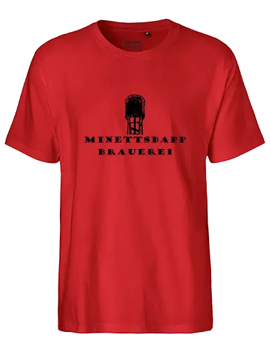 MDB Logo Quadratesch Front  - #minettsdappbrauerei, #midabrau, #lokalebéier, #craftbeerlover - Fairtrade T-Shirt