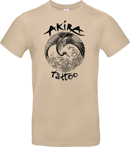Akira Tattoo - Kranich - schwarz
