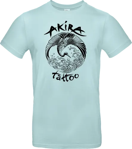 Akira Tattoo - Kranich - schwarz