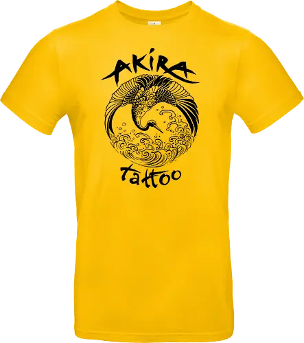 Akira Tattoo - Kranich - schwarz