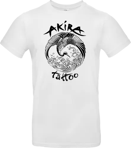 Akira Tattoo - Kranich - schwarz