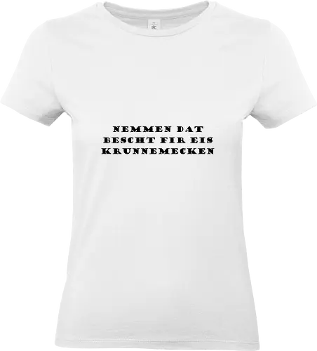 MDB Sproch Front - #minettsdappbrauerei, #midabrau, #lokalebéier, #craftbeerlover - Standard T-Shirt (Women)