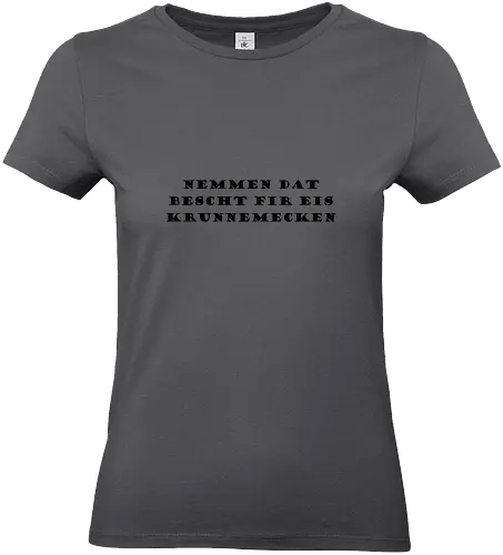 MDB Sproch Front - #minettsdappbrauerei, #midabrau, #lokalebéier, #craftbeerlover - Standard T-Shirt (Women)