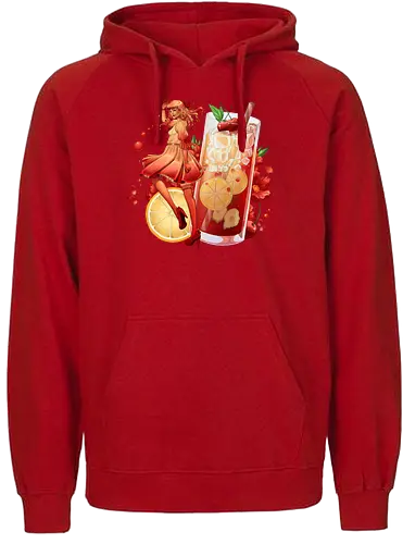 Shirley Temple - slime girl, beverage, shirley temple, lemonade, soda - Fairtrade Hoodie