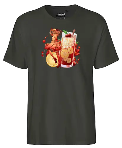 Shirley Temple - slime girl, beverage, shirley temple, lemonade, soda - Fairtrade T-Shirt