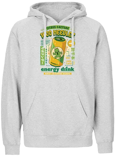 Cactus Energy Drink - Final, Cactus, cactilio, Kupo, ff14, gaming, gamer, video game, Kweh, Final xiv, Final 14, Final 7, cloud - Fairtrade Hoodie