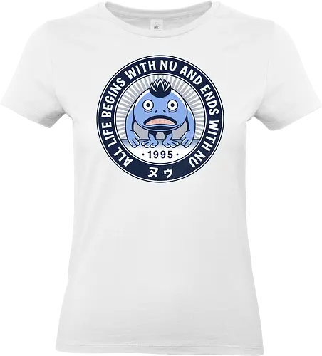 Nu Vintage Emblem - video game, gaming, gamer, rpg, jrpg, frog, glenn, robo, epoch, wings of time, lucca, nu, kingdom of zl, chrono, cross, chrono, cross - Standard T-Shirt (Women)
