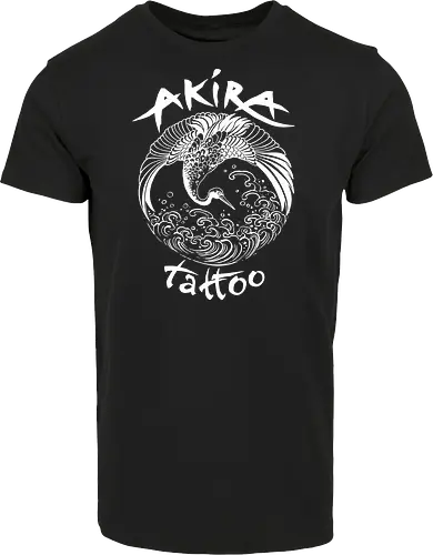 Akira Tattoo - Kranich - weiß
