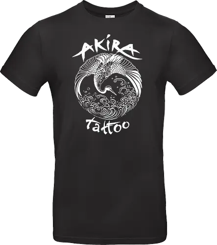 Akira Tattoo - Kranich - weiß