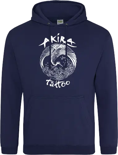 Akira Tattoo - Kranich - weiß