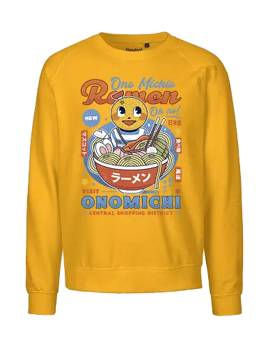 Ono Michio Ramen - Japanese, yakuza, goro majima, ono michio, kiryu kazuma, ryu ga gotoku, yakuza like a dragon, ichiban, like a dragon ishin, kazuma kiryu, video game, gaming, gamer, jrpg, majima construction, yakuza kiwami, yakuza zero, ramen, noodles - Fairtrade Sweatshirt