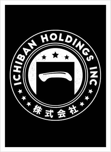  Ichiban Holdings Emblem - Japanese, yakuza, goro majima, ono michio, kiryu kazuma, ryu ga gotoku, yakuza like a dragon, ichiban, like a dragon ishin, kazuma kiryu, video game, gaming, gamer, jrpg, majima construction, ichiban holdings - Artprint