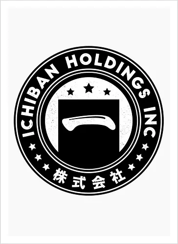  Ichiban Holdings Emblem - Japanese, yakuza, goro majima, ono michio, kiryu kazuma, ryu ga gotoku, yakuza like a dragon, ichiban, like a dragon ishin, kazuma kiryu, video game, gaming, gamer, jrpg, majima construction, ichiban holdings - Artprint
