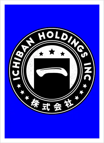  Ichiban Holdings Emblem - Japanese, yakuza, goro majima, ono michio, kiryu kazuma, ryu ga gotoku, yakuza like a dragon, ichiban, like a dragon ishin, kazuma kiryu, video game, gaming, gamer, jrpg, majima construction, ichiban holdings - Artprint
