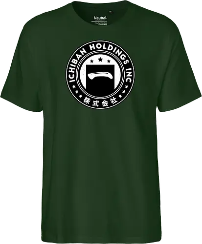  Ichiban Holdings Emblem - Japanese, yakuza, goro majima, ono michio, kiryu kazuma, ryu ga gotoku, yakuza like a dragon, ichiban, like a dragon ishin, kazuma kiryu, video game, gaming, gamer, jrpg, majima construction, ichiban holdings - Fairtrade T-Shirt