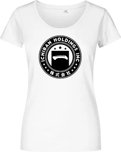  Ichiban Holdings Emblem - Japanese, yakuza, goro majima, ono michio, kiryu kazuma, ryu ga gotoku, yakuza like a dragon, ichiban, like a dragon ishin, kazuma kiryu, video game, gaming, gamer, jrpg, majima construction, ichiban holdings - Women T-Shirt