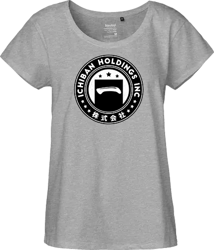  Ichiban Holdings Emblem - Japanese, yakuza, goro majima, ono michio, kiryu kazuma, ryu ga gotoku, yakuza like a dragon, ichiban, like a dragon ishin, kazuma kiryu, video game, gaming, gamer, jrpg, majima construction, ichiban holdings - Fairtrade Girl Shirt