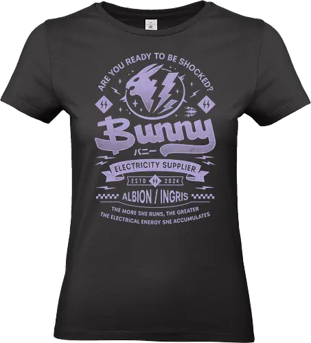 Bunny Electric Condense Grunge - the first descendant, bunny, looter shooter, video game, gaming, gamer, game, military, mmo, science fiction, electric, ingris, energy, vintage, speed - Standard T-Shirt (Women)